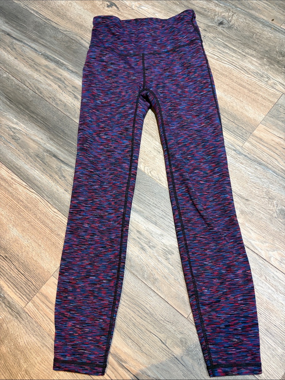 GAP Girls' Space-Dyed Purple, Blue & Pink Leggings